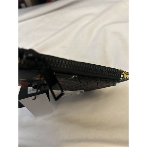 ED HARDY ID CARD CASE Coin Bag W/zipper Tattoo Colorful Love Kills Slow Try - Picture 5 of 10